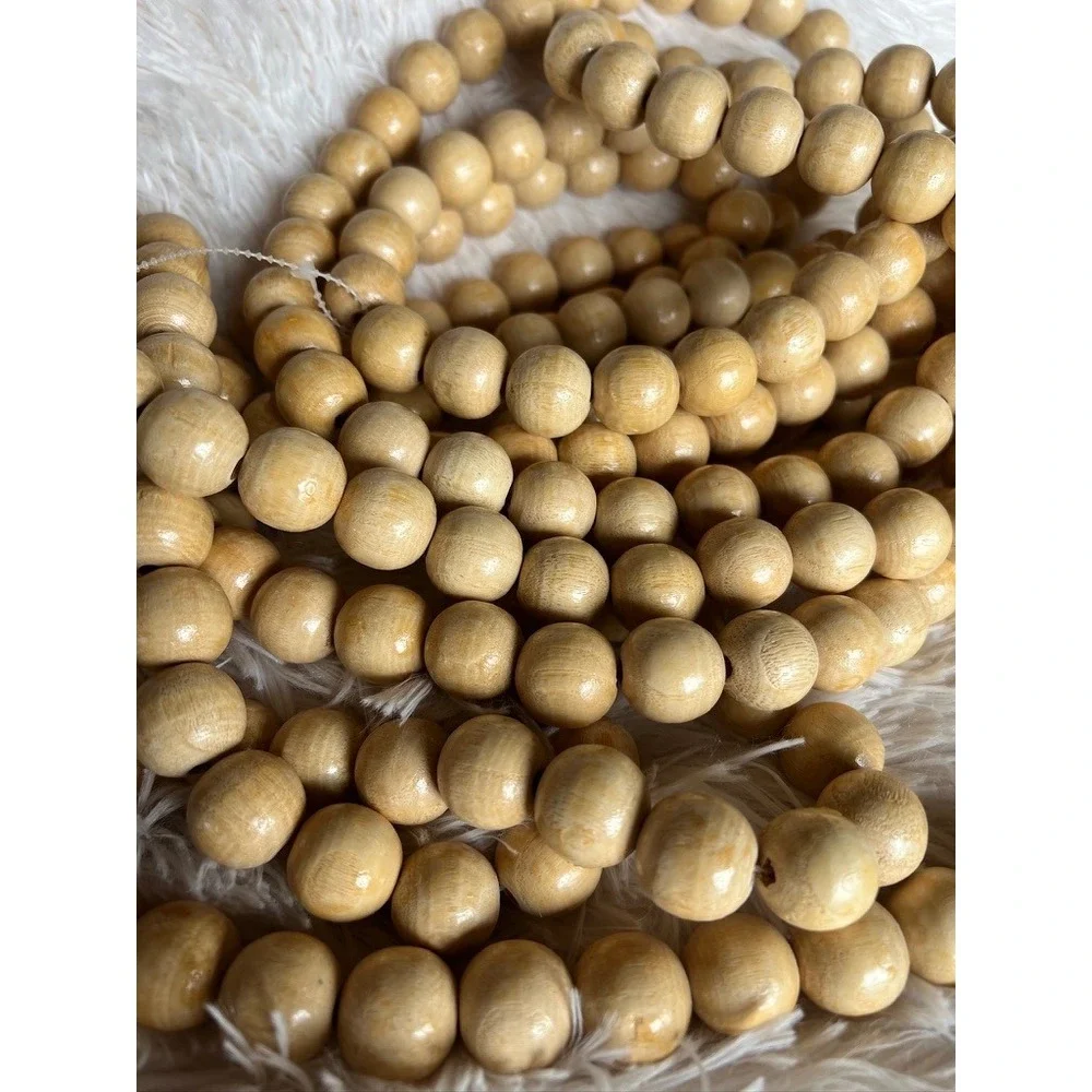 Wood Bead Garland 100